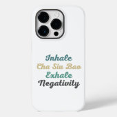 Inhale Cha Siu Bao Exhale Negativiteit Telefoontas Case-Mate iPhone Case (Achterkant)