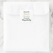 Inhale Cheese Fondue Exhale Negatitivity Stickers (Tas)