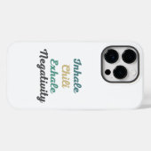 Inhale Chili Exhale Negatitive Phone Case (Achterkant (horizontaal))