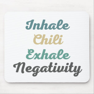 Inhale Chili Exhale Negatitivity Muismat