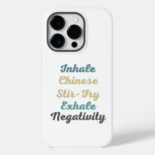 Inhale Chinese Stir-Fry Exhale Negativiteit Case-Mate iPhone 14 Pro Hoesje