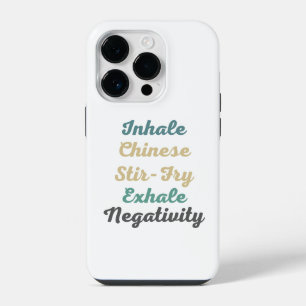 Inhale Chinese Stir-Fry Exhale Negativiteit iPhone 14 Plus Hoesje