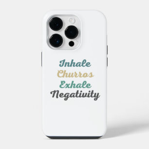Inhale Churros Exhale Negativity Hoesje iPhone 14 Plus Hoesje