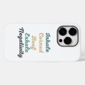 Inhale Corned Beef Exhale Negatitive Phone Case (Achterkant (horizontaal))