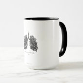 "Inhale Courage" Conceptual Art | Lungs Made of Le Mok (Voorkant rechts)