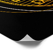 Inhale Courage Exhale Fear Motivational Quote  Poster (Hoek)