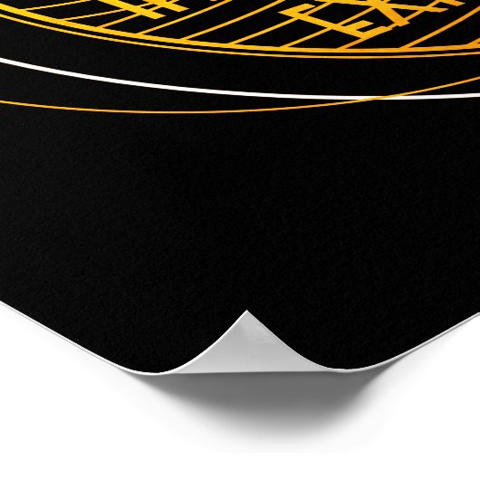 Inhale Courage Exhale Fear Motivational Quote  Poster (Hoek)