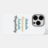Inhale Couscous Exhale Negatitive Phone Case (Achterkant (horizontaal))