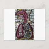 Inhale exhale briefkaart (Voorkant)