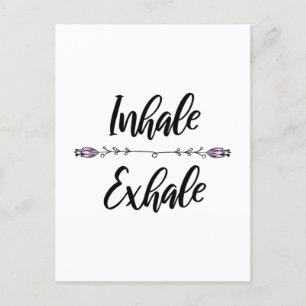 Inhale Exhale Briefkaart