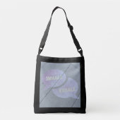 Inhale-Exhale Cross Body Canvas tas (Achterkant)