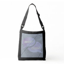 Inhale-Exhale Cross Body Canvas tas