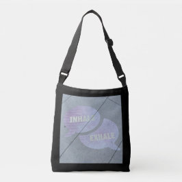 Inhale-Exhale Cross Body Canvas tas