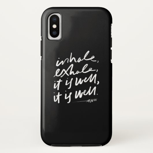 Inhale, Exhale, het is goed. Case-Mate iPhone Case (Achterkant)