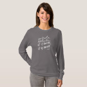 "inhale, exhale, het is goed..." shirt (Voorkant volledig)