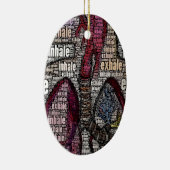 Inhale exhale keramisch ornament (Rechts)