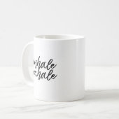Inhale Exhale Koffiemok (Voorkant links)
