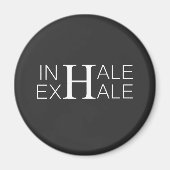Inhale exhale magneet (Voorkant)
