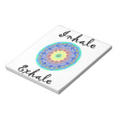 inhale exhale notitieblok (Linkerzijde)