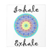 inhale exhale notitieblok (Voorkant)