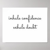 inhale exhale poster (Voorkant)