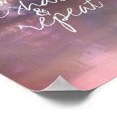 inhale exhale quote op natuur foto art poster (Hoek)