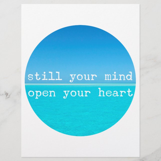 Inhale Exhale Relaxing Meditational Quote (Voorkant)