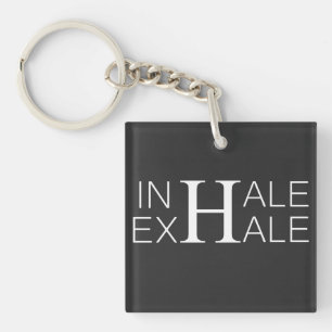 Inhale exhale sleutelhanger