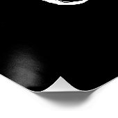 Inhale Exhale Typografie Perfect Poster (Hoek)