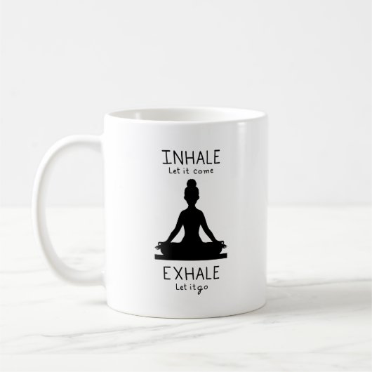 Inhale Exhale Yoga Koffiemok (Links)