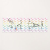Inhale Exhale Yoga/Meditatie Unicorn Yogamat (Voorkant (horizontaal))