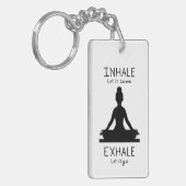Inhale Exhale Yoga Sleutelhanger (Voorkant Links)