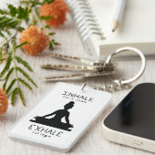 Inhale Exhale Yoga Sleutelhanger (Voorkant Rechts)