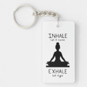 Inhale Exhale Yoga Sleutelhanger (Voorkant)