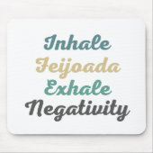 Inhale Feijoada Exhale Negatitivity Muismat (Voorkant)