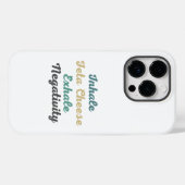 Inhale Feta Cheese Exhale Negatitive Phone Case (Achterkant (horizontaal))