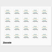 Inhale feta-kaas Sticker met hoge restwaarde (Vel)