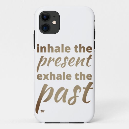 "INHALE HET CADEAU..." inspirerend citaat Case-Mate iPhone Case (Achterkant)