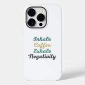 Inhale koffie Breedtegraad telefooncel Case-Mate iPhone Case (Achterkant)