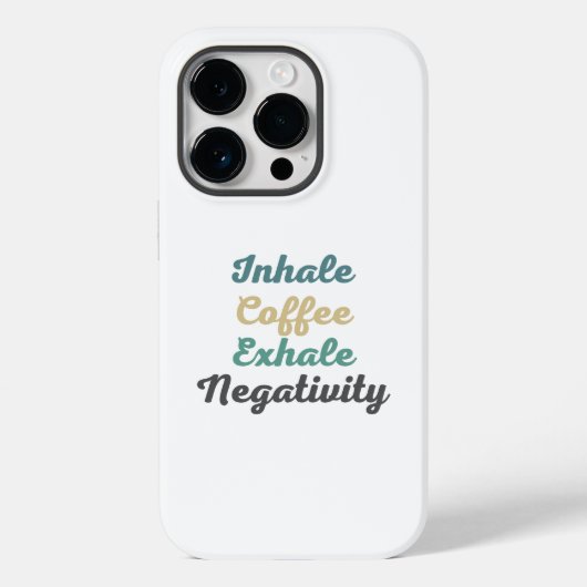 Inhale koffie Breedtegraad telefooncel Case-Mate iPhone Case (Achterkant)