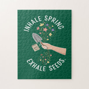Inhale Lent Exhale Zaden Bloemisterij Enthousiaste Legpuzzel