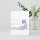 Inhale Love Yoga Series Briefkaart (Staand voorkant)