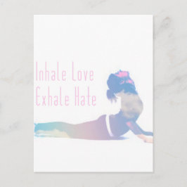 Inhale Love Yoga Series Briefkaart
