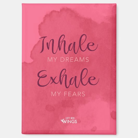 “Inhale My Dreams” — Magneet (Voorkant)