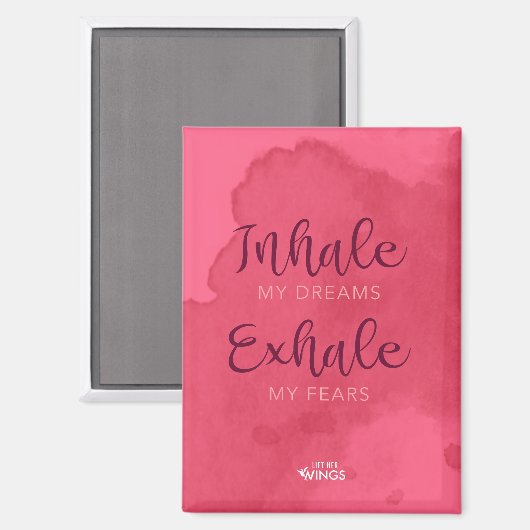 “Inhale My Dreams” — Magnet (Voorkant / Achterkant)