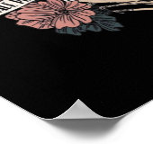 Inhale Peace Exhale Chaos-Sticker Poster (Hoek)