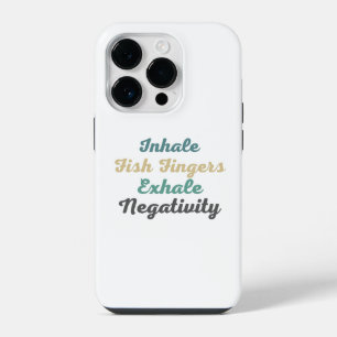 Inhale Visvingers Exhale Negativiteit Phonehoesje iPhone 14 Plus Hoesje