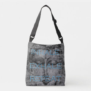 Inhale Zen Buddha Art Cross Body Bag Crossbody Tas