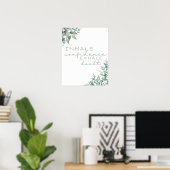 Inhaleer Confidence Inspirerend Quote Art Print (Thuiskantoor)