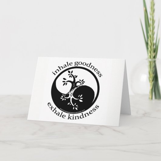 Inhaleer goedheid lege Kaarten (Voorkant)